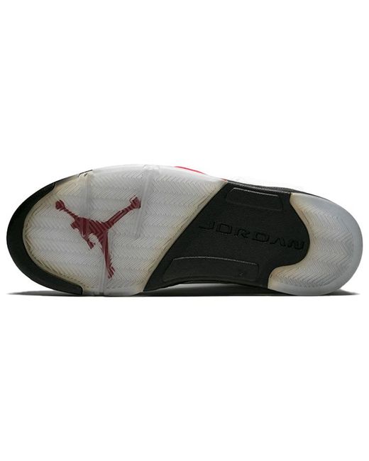 Nike White 5 Retro 'Fire' 2013 for men