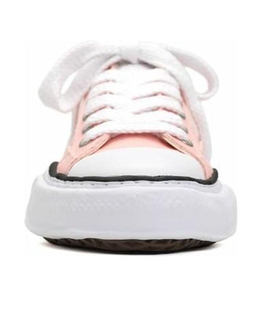 Maison Mihara Yasuhiro Pink Peterson Og Sole Canvas Low for men