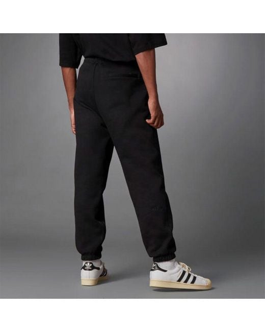 Adidas Black Originals Version Series Solid Color Casual Sports Long Pants for men