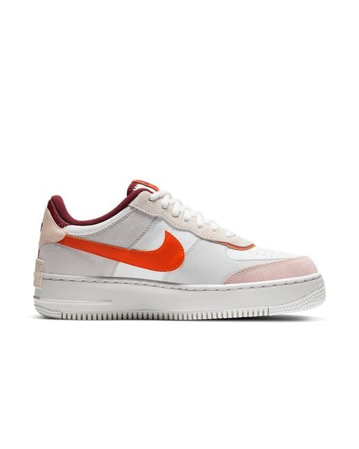 Nike White (Wmns) Air Force 1 Shadow 'Team Pearl'