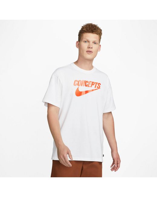 Nike White Sb X Concepts T-shirt for men