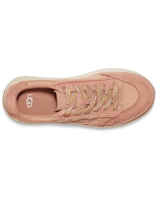 Ugg Natural (Wmns) Marin Lace Logo Sneaker 'Arroya'