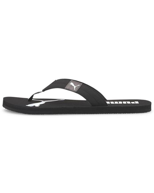 PUMA Black Cosy Flip Sandals for men