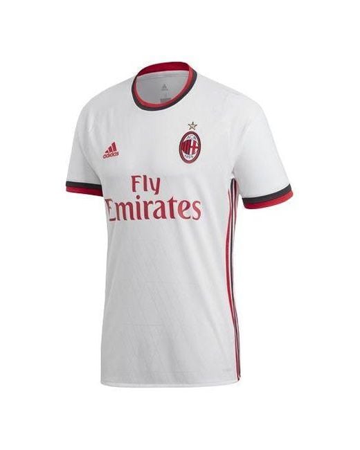 Adidas White Calhanoglu Milan 17/18 Fan Edition Away Jersey for men