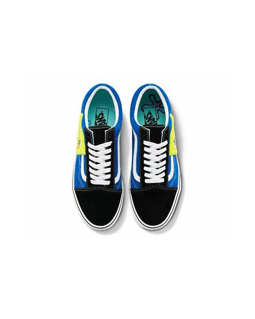 Vans Blue Spongebob Squarepants X Old Skool 'Smile Patch' for men