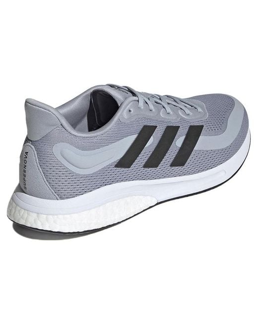 Adidas Gray Supernova 'Halo' for men