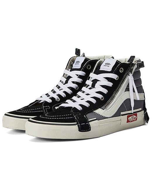 Vans Black Sk8-Hi Reissue Cap Skate Shoes for men