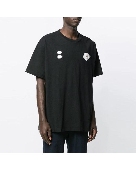 Off-White c/o Virgil Abloh Black C/O Virgil Abloh Hand Card Over Tee for men