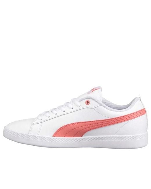 PUMA White (Wmns) Smash V2 'Shell'