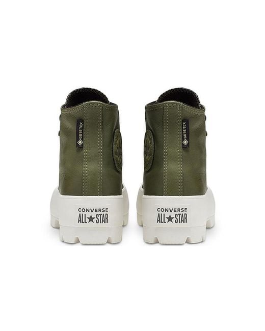 Converse Green (Wmns) Winter Gore-Tex Lugged Chuck Taylor All Star Boot High Top Thick Sole Army