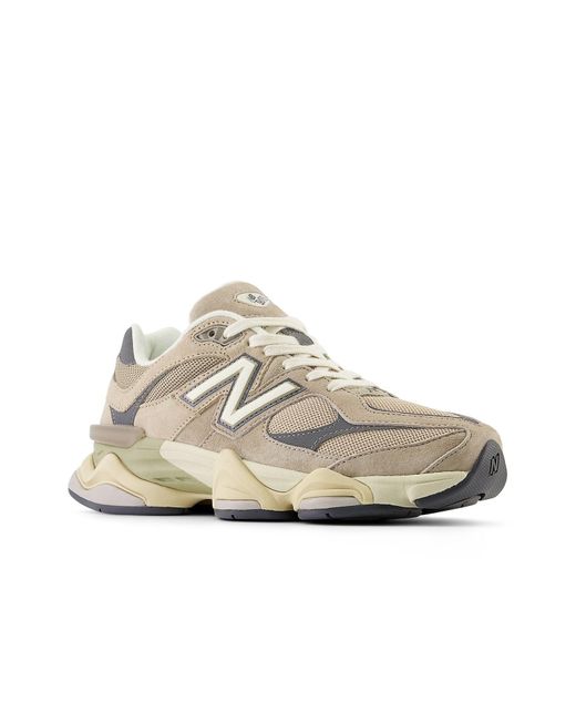 New Balance White 9060 'Driftwood Castlerock' for men