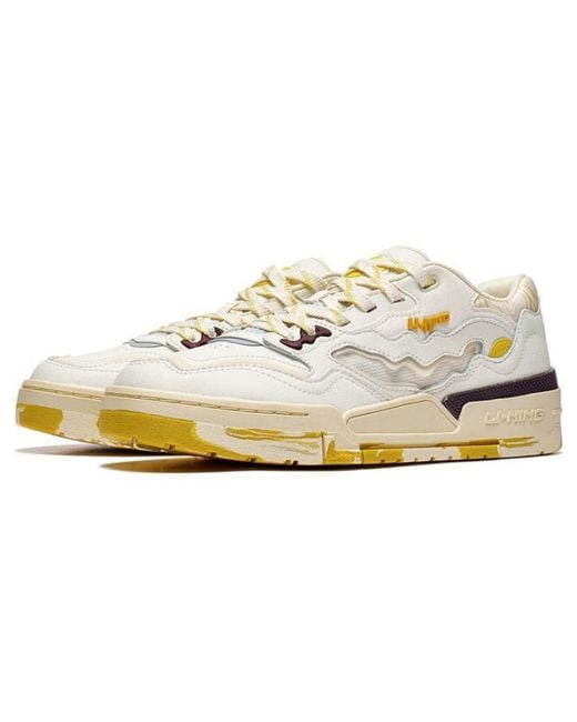 Li-ning White 001 Btc Prm Comfy Shoes for men