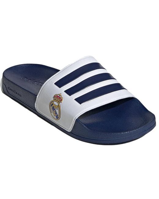 Adidas Blue Adilette Shower 'Real Madrid' for men