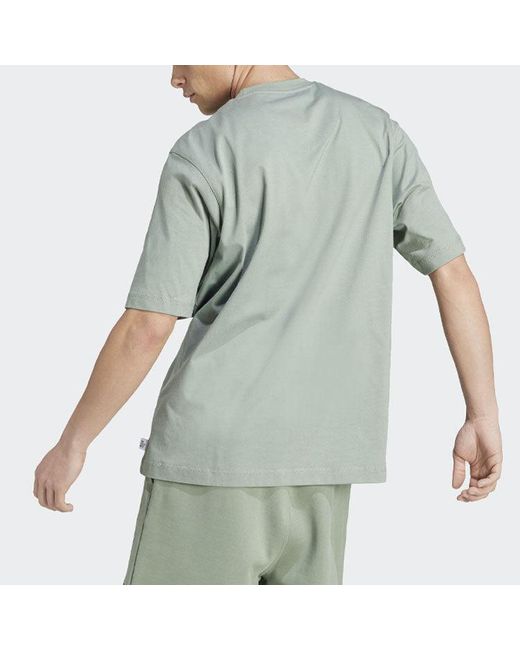 Adidas Green Lounge Tee for men