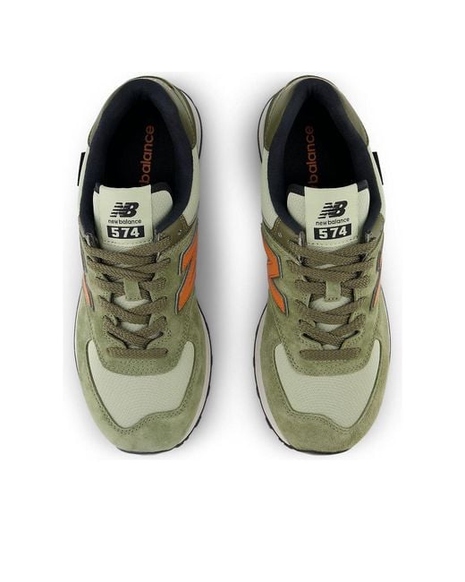 New Balance Green 574 'Cordura Dark Olivine' for men