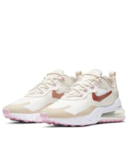 Nike White (Wmns) Air Max 270 React 'Metallic Bronze'