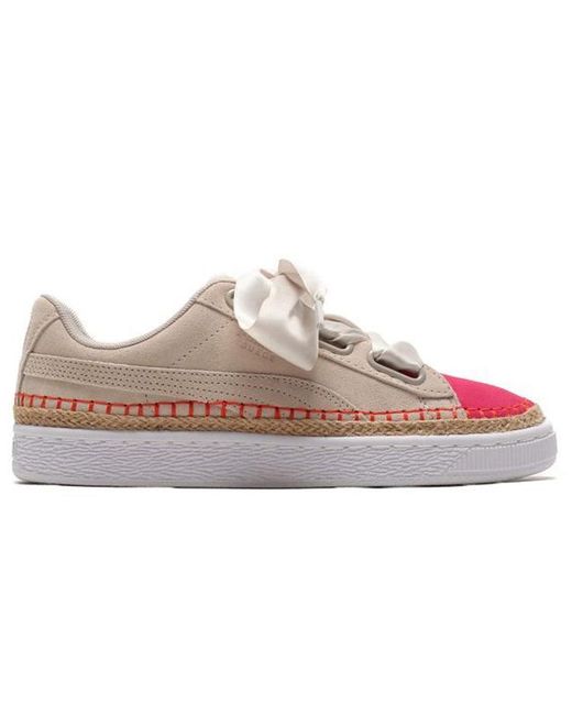 PUMA Brown (Wmns) Suede Heart Sneakerdrille