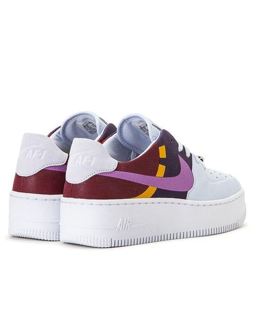 Nike Blue (Wmns) Air Force 1 Sage Low Lx Dark Orchid'
