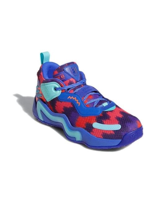 Adidas Blue D.O.N. Issue #3 'Playground Hoops Pvg' for men