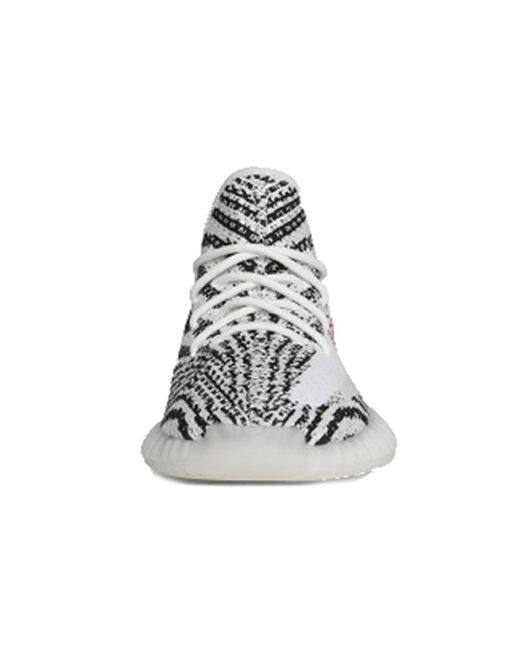Adidas White Yeezy Boost 350 V2 'Zebra' for men