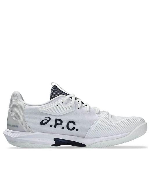 Asics White A.P.C X Solution Speed Ff 3 Clay for men