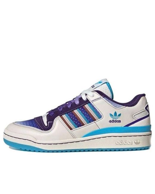 Adidas Blue Originals Forum 84 Low Shoes for men