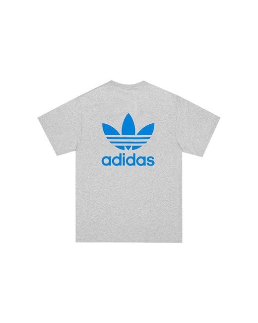 Adidas Gray Originals X Noah Shell Logo Tee for men