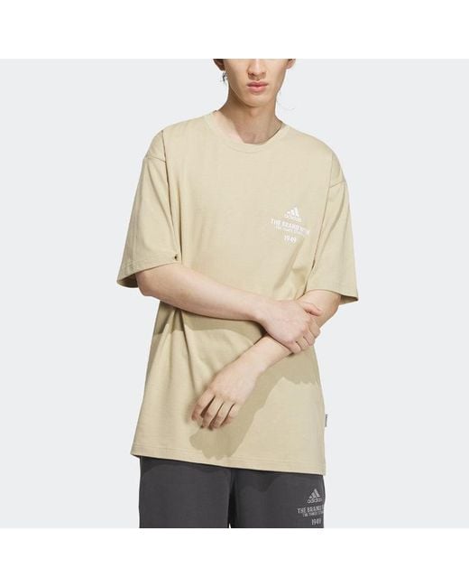 Adidas Natural Verbiage Tee for men
