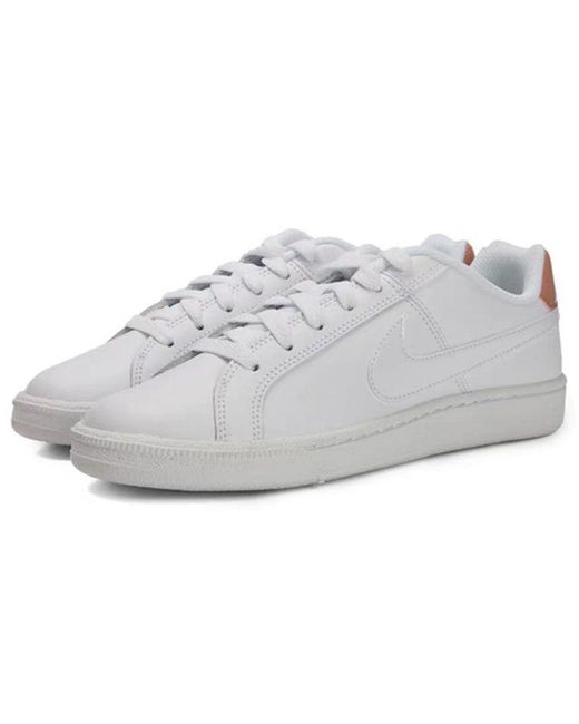 Nike White (Wmns) Court Royale 'Rose'