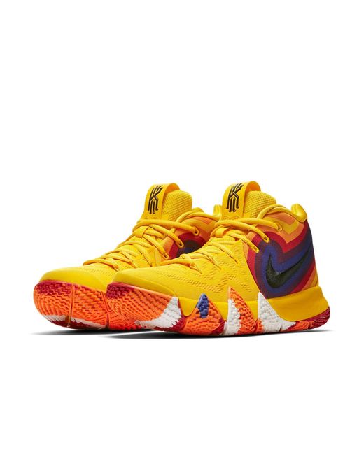 Nike Yellow Kyrie 4 '70S' for men