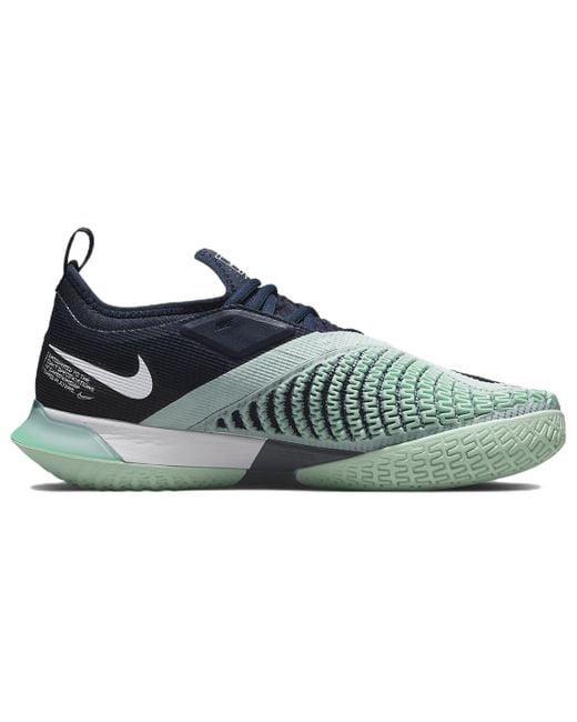 Nike Blue (Wmns) Court React Vapor Nxt 'Obsidian Mint Foam'