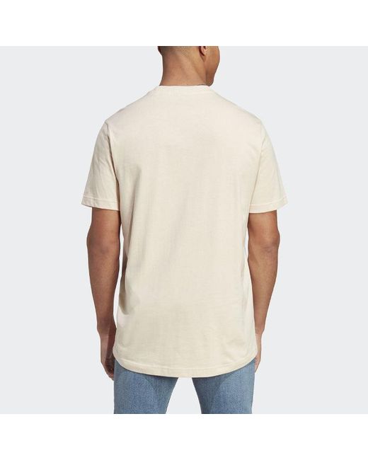 Adidas White Adida All Zn Hort Leeve T-hirt for men