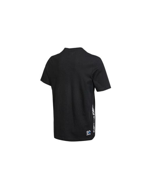 Adidas Black Originals Trefoil C Tee1 Large Logo Round Neck Casual Short Sleeve T-Shirt for men