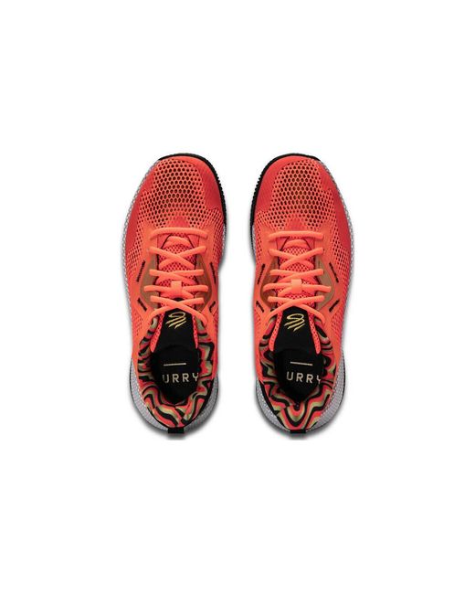 Under Armour Red Curry Hovr Splash 3 for men