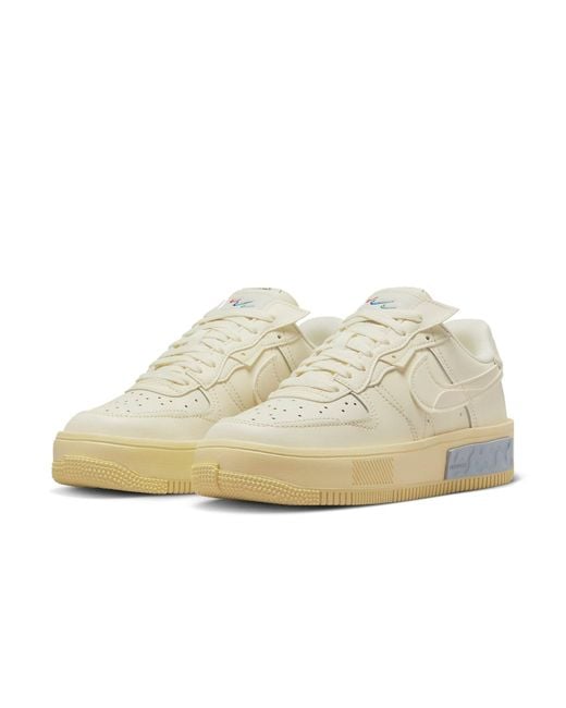 Nike White (Wmns) Air Force 1 Low Fontanka 'Coconut Milk'