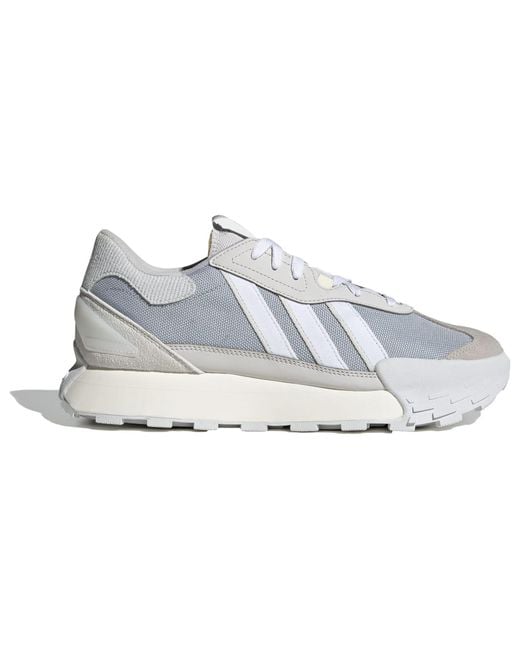 Adidas White Neo Futro Mixr 'Bluegray Light' for men