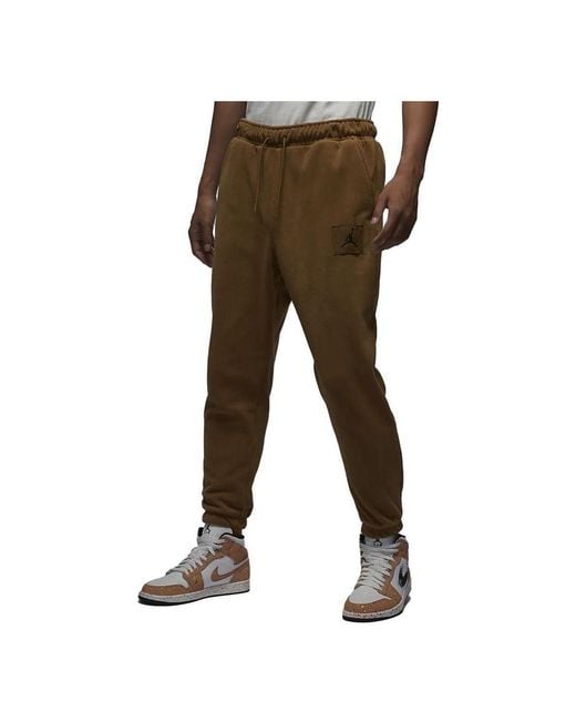 Nike Brown Essentials Fleece Winter Pants for men