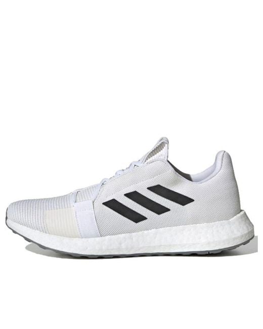 Adidas White Senseboost Go 'Cloud' for men