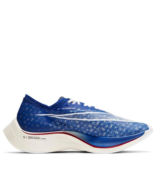 Nike Blue Zoomx Vaporfly Next% Ribbon Sports' for men