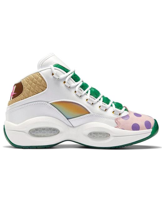 Reebok White Hasbro X Question Mid 'Candy Land' for men