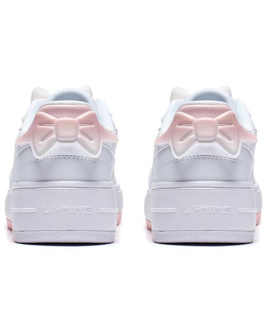 Li-ning White (Wmns) X Disney Skate Shoes 'Marie Cat'
