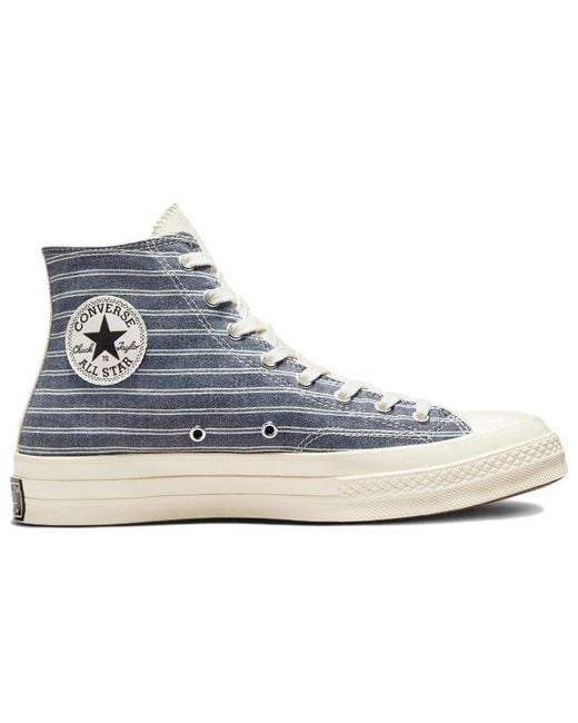 Converse Blue Chuck 70 High 'Multi-Color Retro Stripes' for men