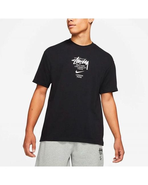 Nike X Stussy Crossover Round Neck Pullover T-Shirt Asia Sizing in