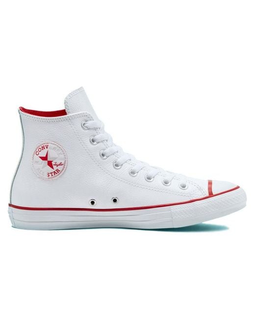 Converse White Seasonal Color Leather Chuck Taylor All Star for men
