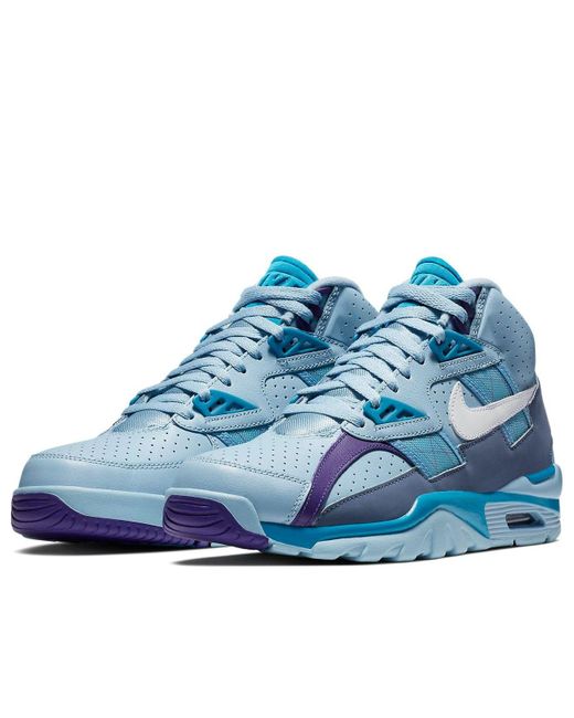 nike air trainer sc high leche blue