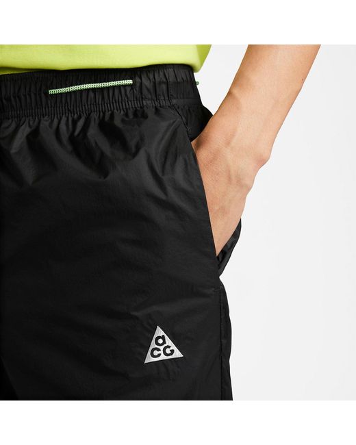 Nike Black Acg Windshell Trousers 'Cinder Cone' for men