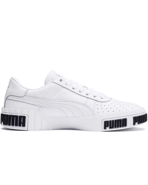 PUMA White (Wmns) Cali Bold Metallic'