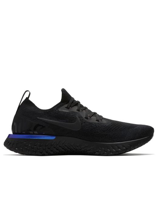 Nike Black Epic React Flyknit Racer' for men