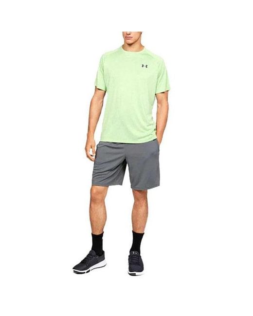 Under Armour Gray Tech Mesh Shorts for men