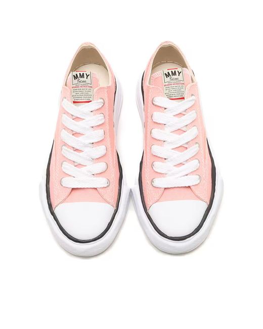 Maison Mihara Yasuhiro Pink Peterson Og Sole Canvas Low for men